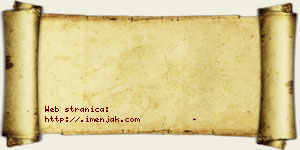 Jelena Rakovac vizit kartica